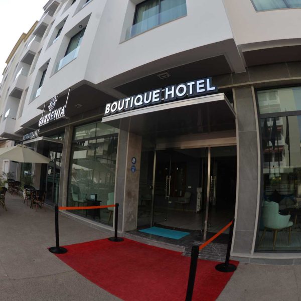 exterieur de l hotel boutique gardenia a rabat maroc